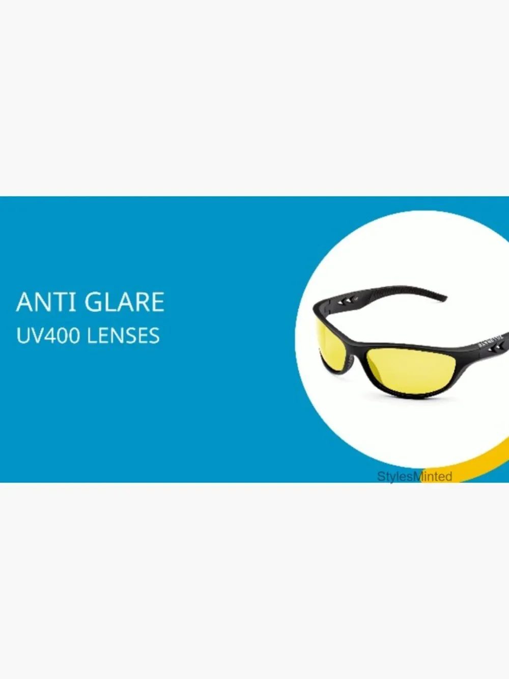 Night Vision Driving Glasses - Anti Glare HD Polarized Yellow Tinted Sunglasses